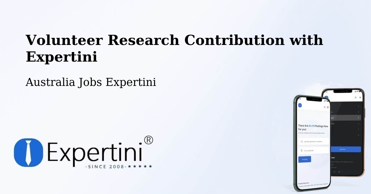 Volunteer Research Contribution Program – Berkeley Vale - Australia Jobs Expertini